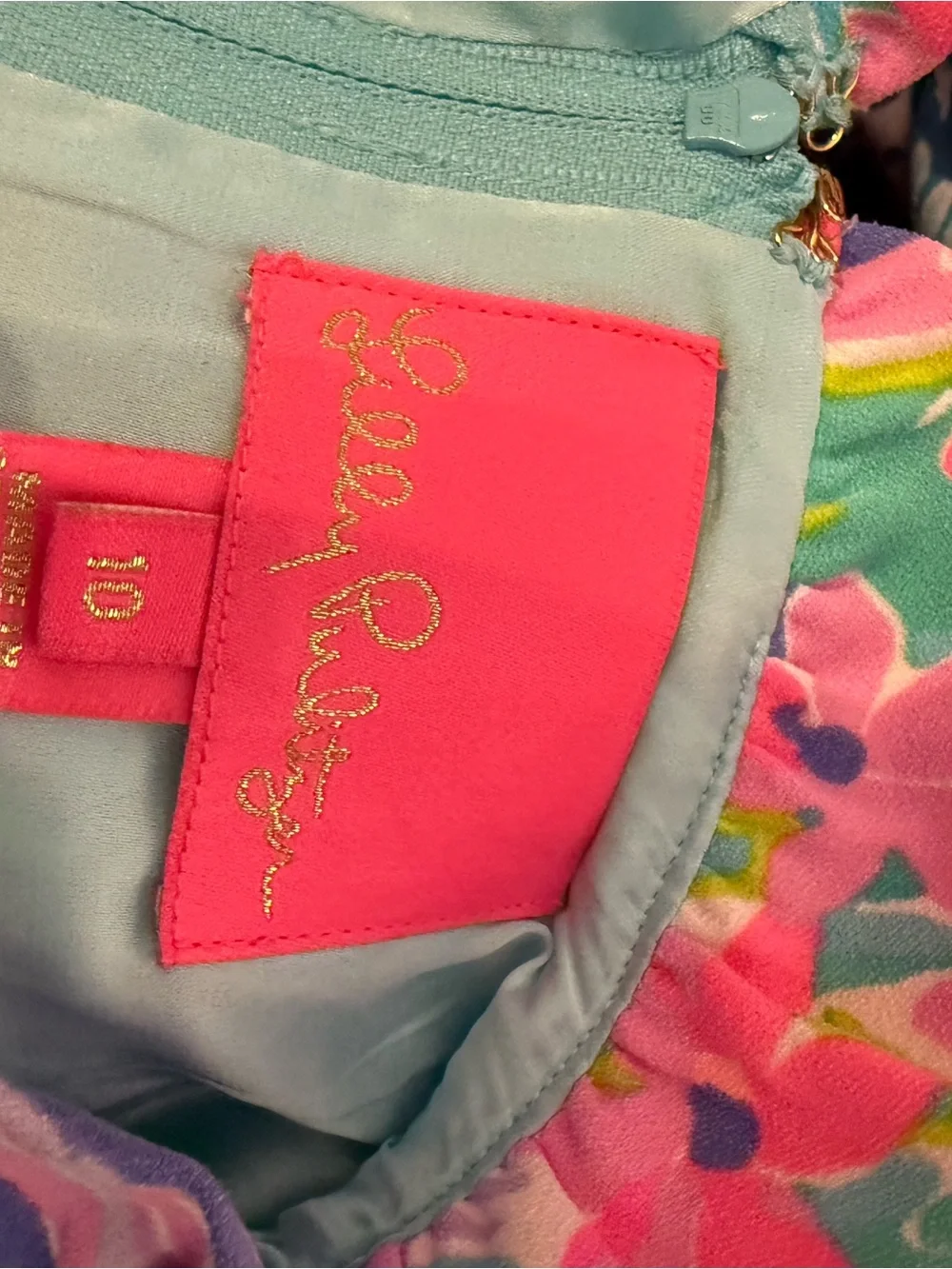 Lilly Pulitzer Adalina Romper Size 10 Multi Floral Pink Teal Purple $198 Retail - Picture 3 of 4